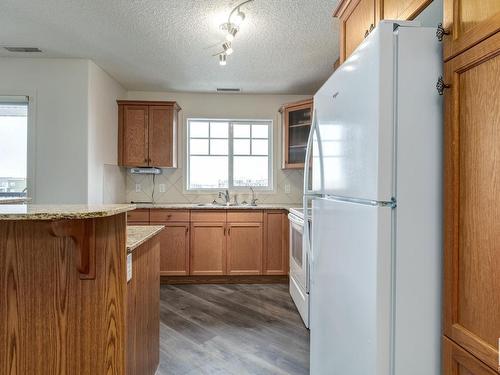 419 2098 Blackmud Creek Drive, Edmonton, AB - Indoor Photo Showing Kitchen With Double Sink