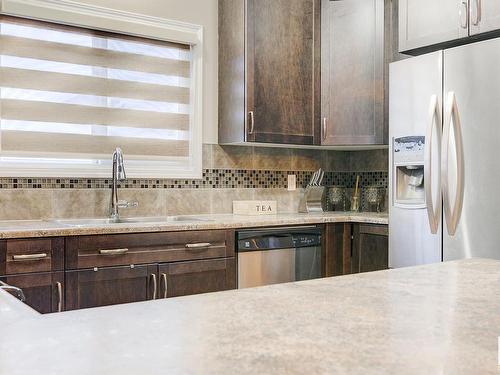 1544 Chapman Way, Edmonton, AB - Indoor Photo Showing Kitchen With Double Sink