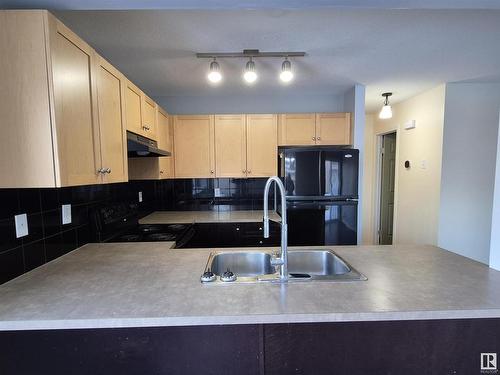 84 230 Edwards Drive, Edmonton, AB - Indoor Photo Showing Kitchen With Double Sink