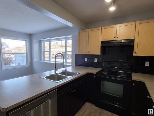 84 230 Edwards Drive, Edmonton, AB - Indoor Photo Showing Kitchen With Double Sink