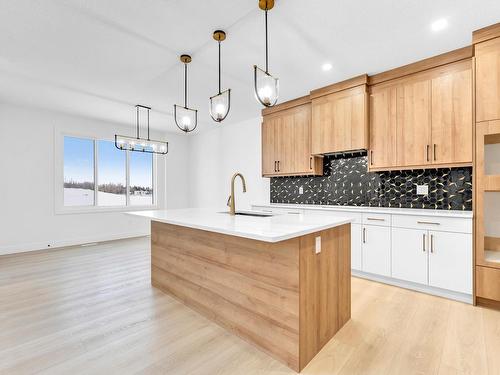 6327 17 Street, Rural Leduc County, AB - Indoor Photo Showing Kitchen With Upgraded Kitchen