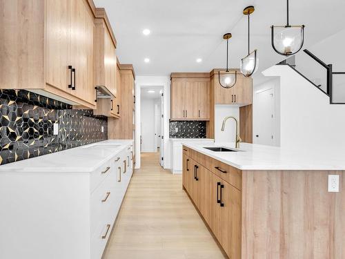 6327 17 Street, Rural Leduc County, AB - Indoor Photo Showing Kitchen With Upgraded Kitchen