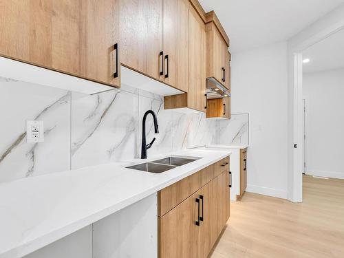 6327 17 Street, Rural Leduc County, AB - Indoor Photo Showing Kitchen With Double Sink