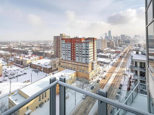 1404 11969 Jasper Avenue, Edmonton, AB - Outdoor With Balcony With View