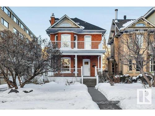 11212 99 Avenue, Edmonton, AB - Outdoor With Balcony With Facade