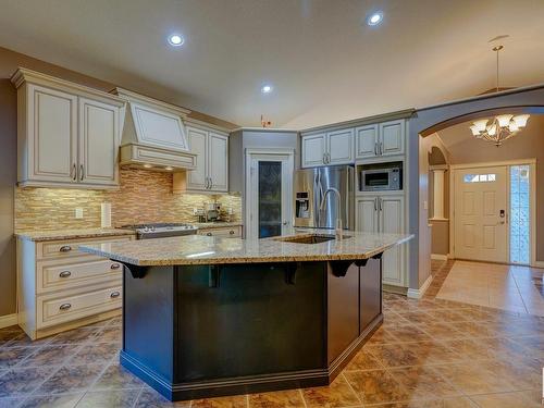 20204 130 Avenue, Edmonton, AB - Indoor Photo Showing Kitchen With Upgraded Kitchen