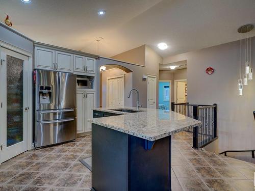 20204 130 Avenue, Edmonton, AB - Indoor Photo Showing Kitchen With Upgraded Kitchen