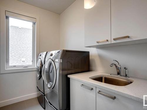 607 Howatt Drive Sw, Edmonton, AB - Indoor Photo Showing Laundry Room