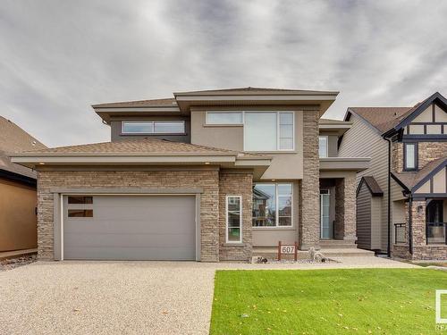 607 Howatt Drive Sw, Edmonton, AB - Outdoor With Facade