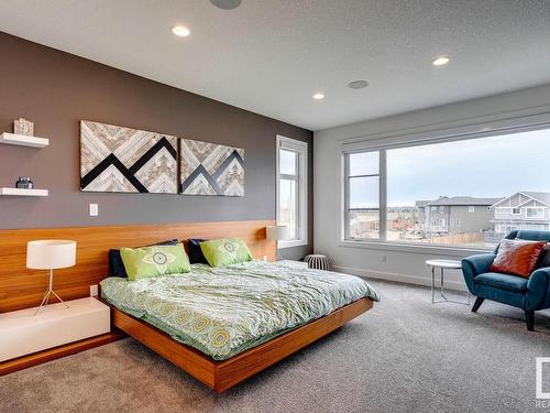 607 Howatt Drive Sw, Edmonton, AB - Indoor Photo Showing Bedroom