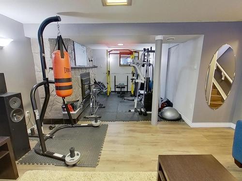 37 Alpine Boulevard, St. Albert, AB - Indoor Photo Showing Gym Room