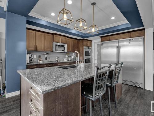 1451 29 St, Edmonton, AB - Indoor Photo Showing Kitchen With Double Sink With Upgraded Kitchen