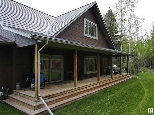 9213 Hwy 621, Rural Brazeau County, AB - Outdoor With Deck Patio Veranda With Exterior