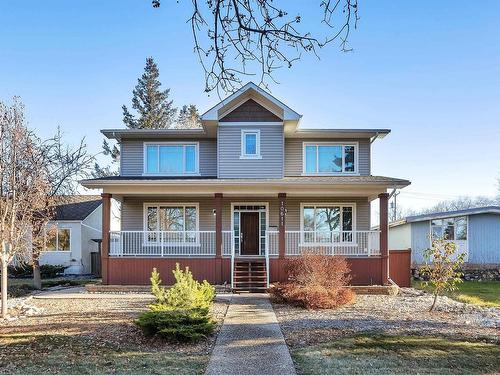 10611 130 Street, Edmonton, AB - Outdoor With Deck Patio Veranda With Facade