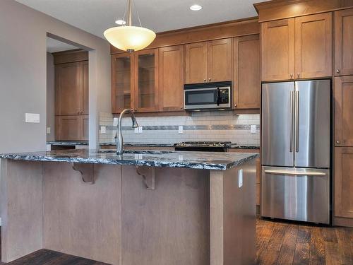 10611 130 Street, Edmonton, AB - Indoor Photo Showing Kitchen With Upgraded Kitchen