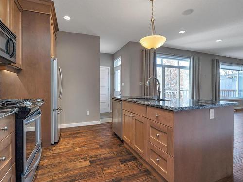 10611 130 Street, Edmonton, AB - Indoor Photo Showing Kitchen With Upgraded Kitchen