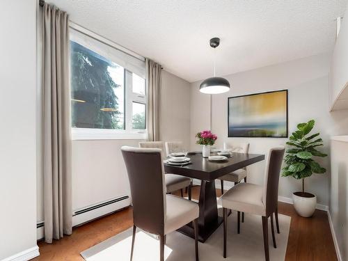 203 10545 Saskatchewan Drive, Edmonton, AB - Indoor Photo Showing Dining Room