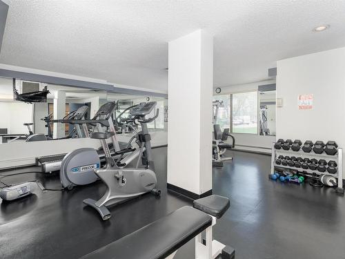 203 10545 Saskatchewan Drive, Edmonton, AB - Indoor Photo Showing Gym Room