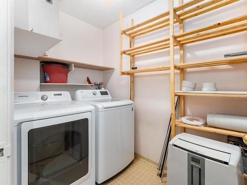 203 10545 Saskatchewan Drive, Edmonton, AB - Indoor Photo Showing Laundry Room