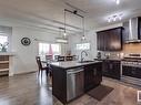 3021 Carpenter Landing Landing, Edmonton, AB  - Indoor Photo Showing Kitchen With Upgraded Kitchen 