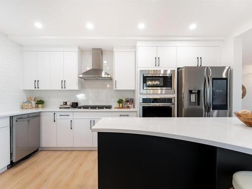 10566 42 Street, Edmonton, AB - Indoor Photo Showing Kitchen With Upgraded Kitchen