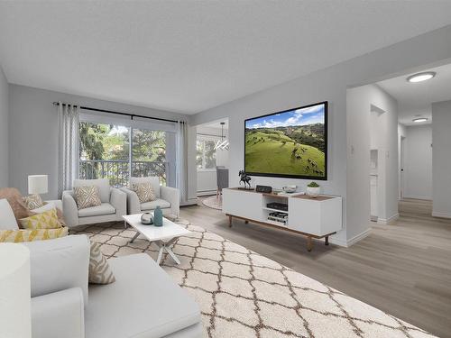 222 5730 Riverbend Road, Edmonton, AB - Indoor Photo Showing Living Room