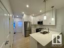 3843 Chrustawka Place, Edmonton, AB  - Indoor Photo Showing Kitchen With Double Sink With Upgraded Kitchen 