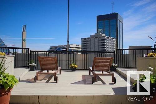 208 10009 102 Avenue, Edmonton, AB - Outdoor With Deck Patio Veranda With Exterior