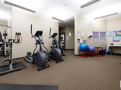 127 160 Magrath Road, Edmonton, AB - Indoor Photo Showing Gym Room