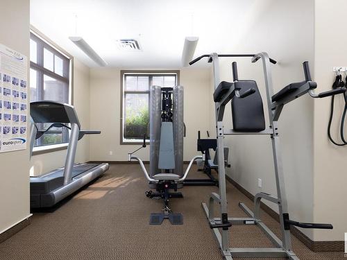 127 160 Magrath Road, Edmonton, AB - Indoor Photo Showing Gym Room