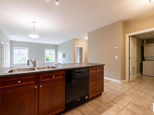 127 160 Magrath Road, Edmonton, AB - Indoor Photo Showing Kitchen With Double Sink