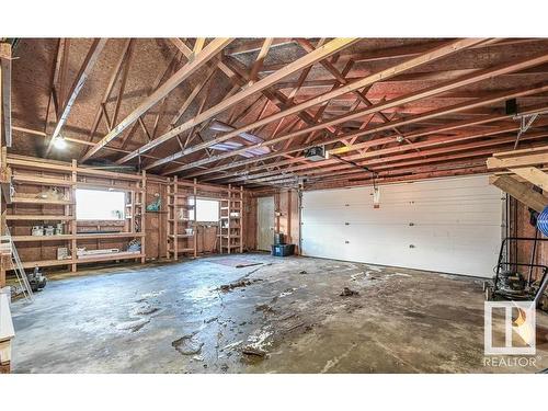 Upper 9907 170 Avenue, Edmonton, AB - Indoor Photo Showing Garage