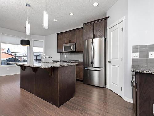 17715 59 Street, Edmonton, AB - Indoor Photo Showing Kitchen With Upgraded Kitchen