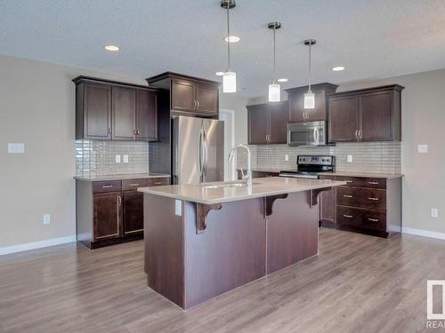 3520 Claxton Crescent, Edmonton, AB - Indoor Photo Showing Kitchen With Upgraded Kitchen