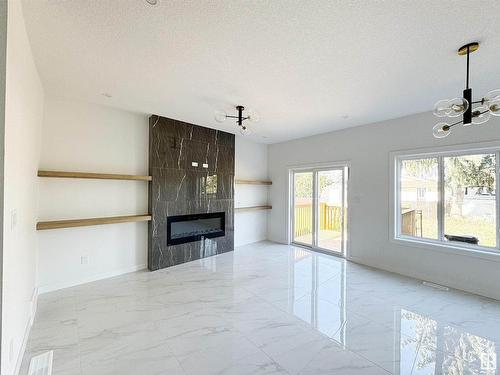 1312 35 Street, Edmonton, AB - Indoor With Fireplace