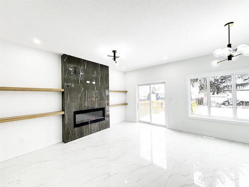 1312 35 Street, Edmonton, AB - Indoor With Fireplace