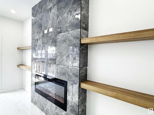 1314 35 Street, Edmonton, AB - Indoor With Fireplace