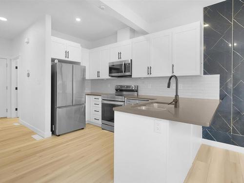 2 1910 Collip View View, Edmonton, AB - Indoor Photo Showing Kitchen With Double Sink