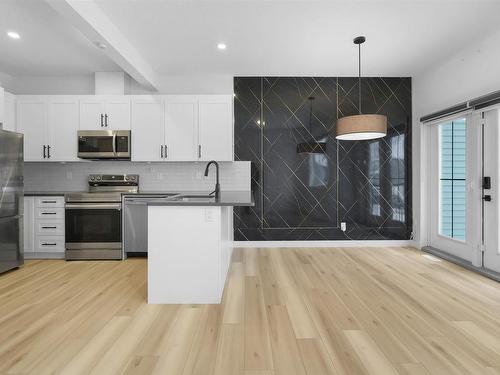 2 1910 Collip View View, Edmonton, AB - Indoor Photo Showing Kitchen With Upgraded Kitchen