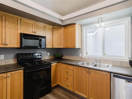 1503 76 Street, Edmonton, AB - Indoor Photo Showing Kitchen With Double Sink