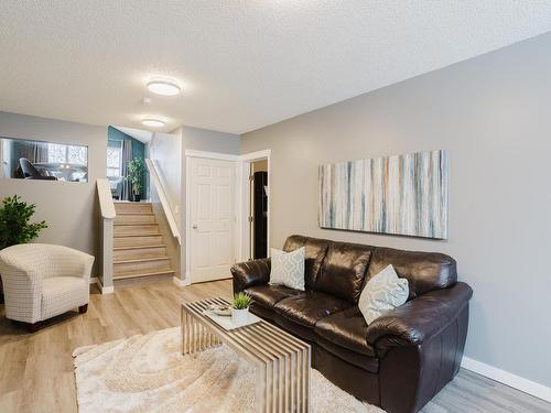 1503 76 Street, Edmonton, AB - Indoor Photo Showing Living Room