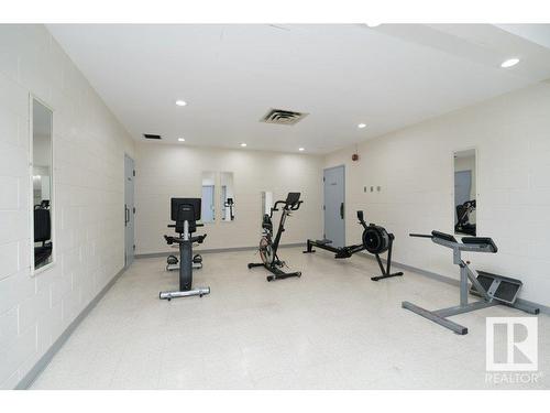 1805 10149 Saskatchewan Drive, Edmonton, AB - Indoor Photo Showing Gym Room