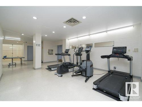 1805 10149 Saskatchewan Drive, Edmonton, AB - Indoor Photo Showing Gym Room