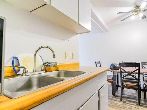 8437 29 Avenue, Edmonton, AB - Indoor Photo Showing Kitchen With Double Sink