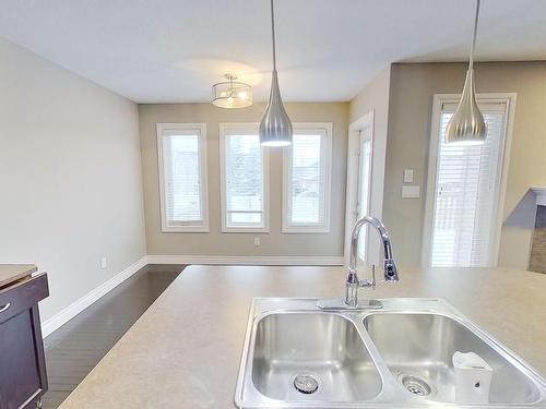 2046 69A Street, Edmonton, AB - Indoor Photo Showing Kitchen With Double Sink