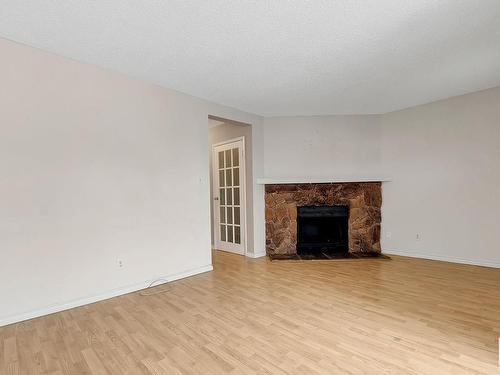 406 Clareview Road, Edmonton, AB - Indoor Photo Showing Living Room With Fireplace