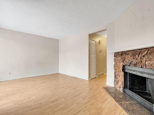 406 Clareview Road, Edmonton, AB - Indoor Photo Showing Living Room With Fireplace