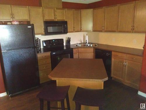 214 646 Mcallister Loop, Edmonton, AB - Indoor Photo Showing Kitchen With Double Sink