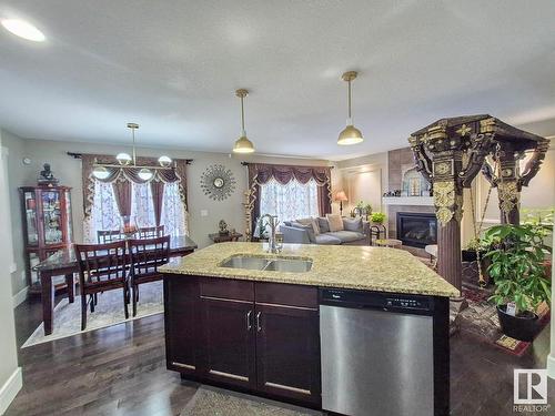 1873 32A Street, Edmonton, AB - Indoor Photo Showing Kitchen With Double Sink