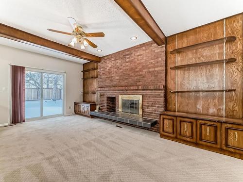 3221 112C Street, Edmonton, AB - Indoor With Fireplace